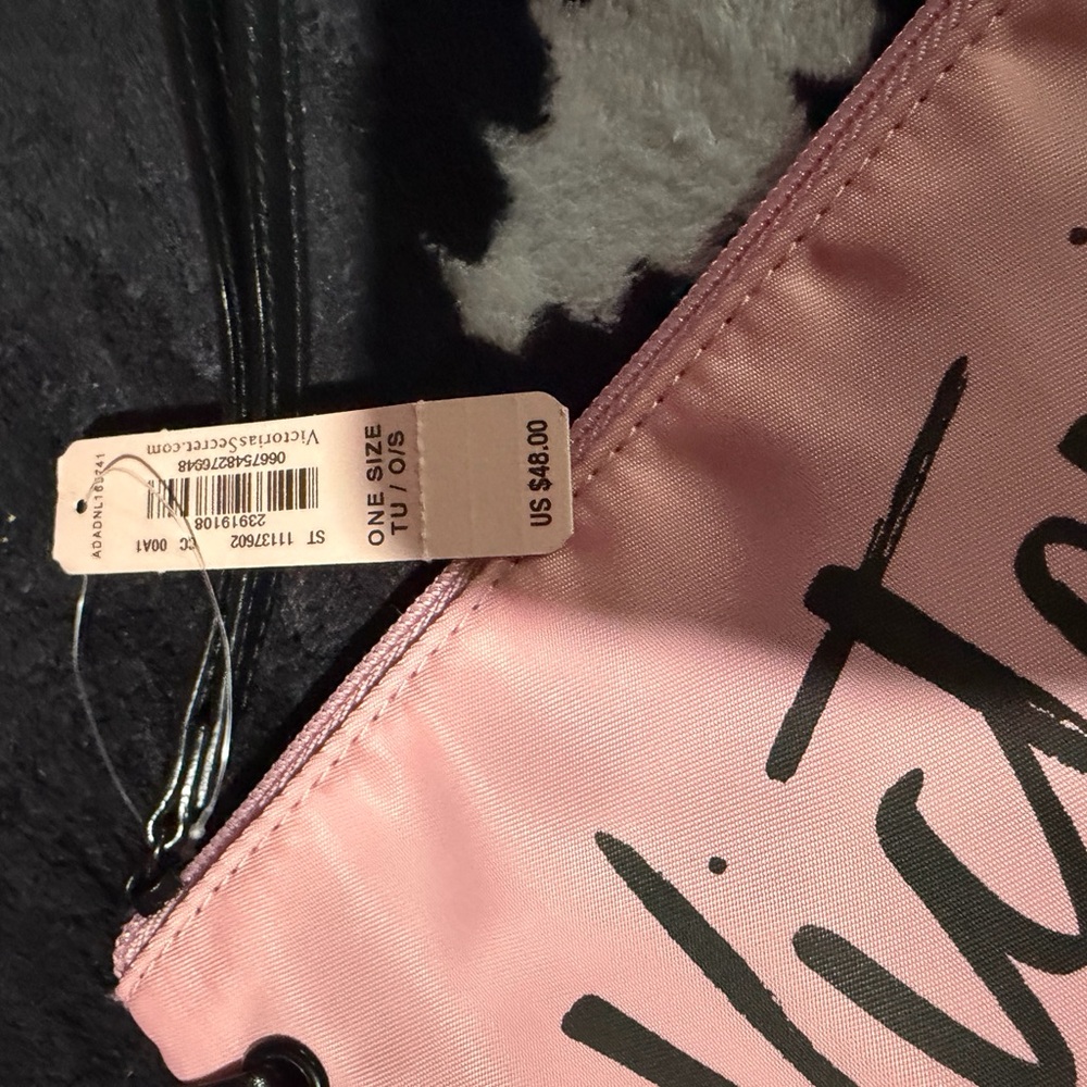 Victoria's Secret Pink Clutch with Black Accents - Picture 2 of 3